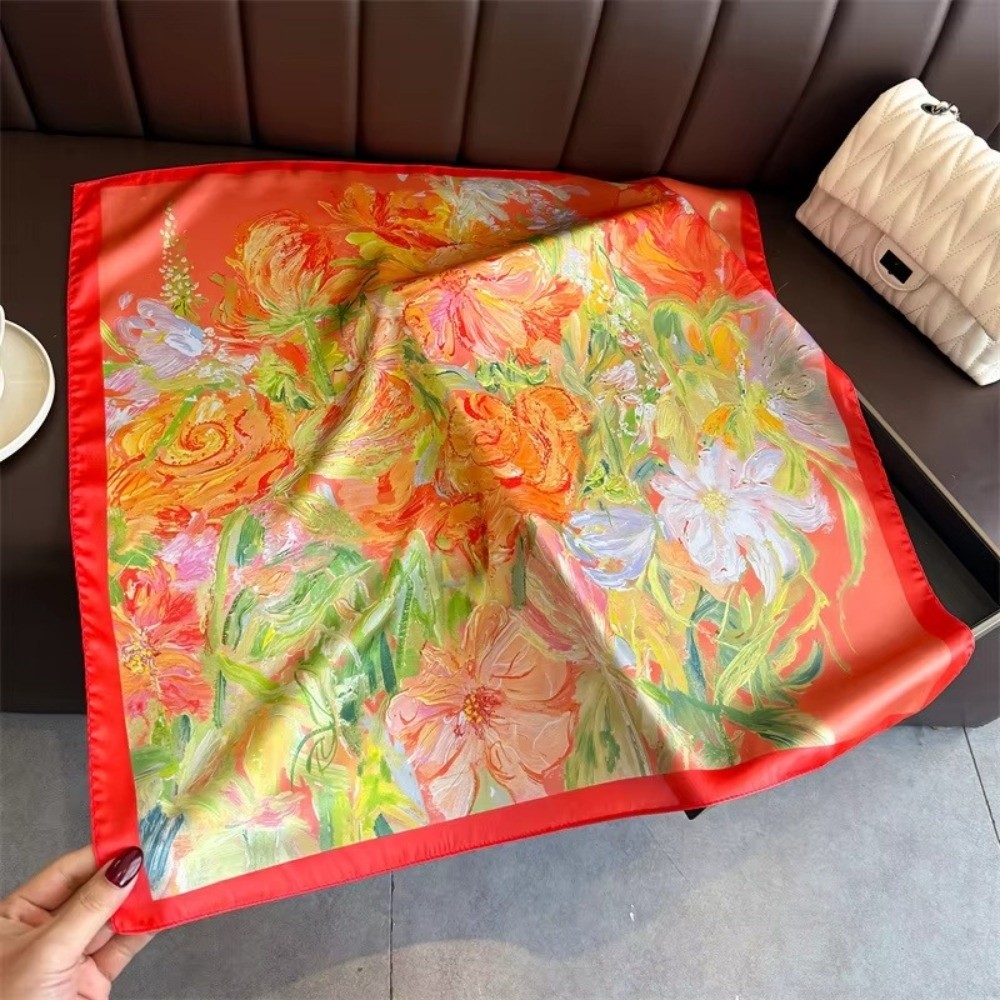 Luxury Bags China - 새로운 70cm 럭셔리 스퀘어 실크 스카프